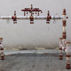 Wooden Balmukut Cradle With Cloth, Dimensions: 26W×40H in Inch - PyaraBaby