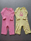 United Colors of Benetton Pack of 2 Pure Cotton Rompers for Girl
