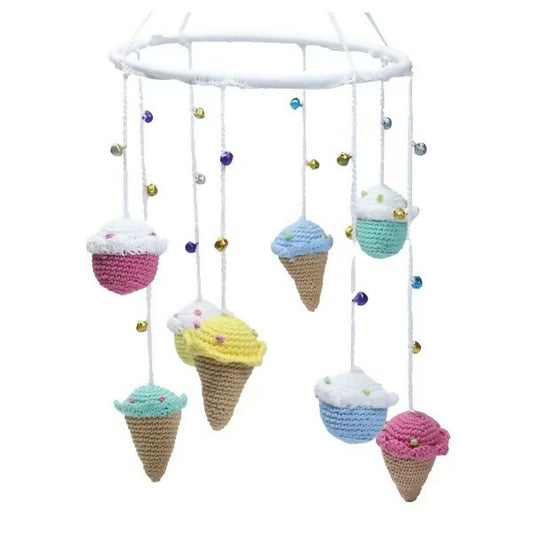 Transform your baby's nursery into a magical haven with our Handmade Cot Mobile, featuring enchanting designs and soothing melodies for stimulating sensory development and peaceful sleep.