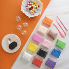 The ilearnngrow Air Dry Clay Kit for Kids provides an exciting and educational hands-on experience, enabling children to create their own refrigerator magnets with colorful modeling clay. 