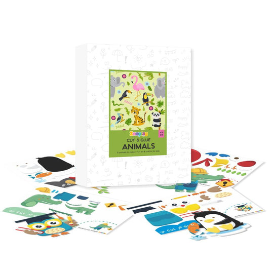 ZOOPLAY Cut & Glue Activity - Animals