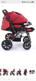 BABYHUG  Melody Stroller With Reversible Handle & Canopy - Maroon