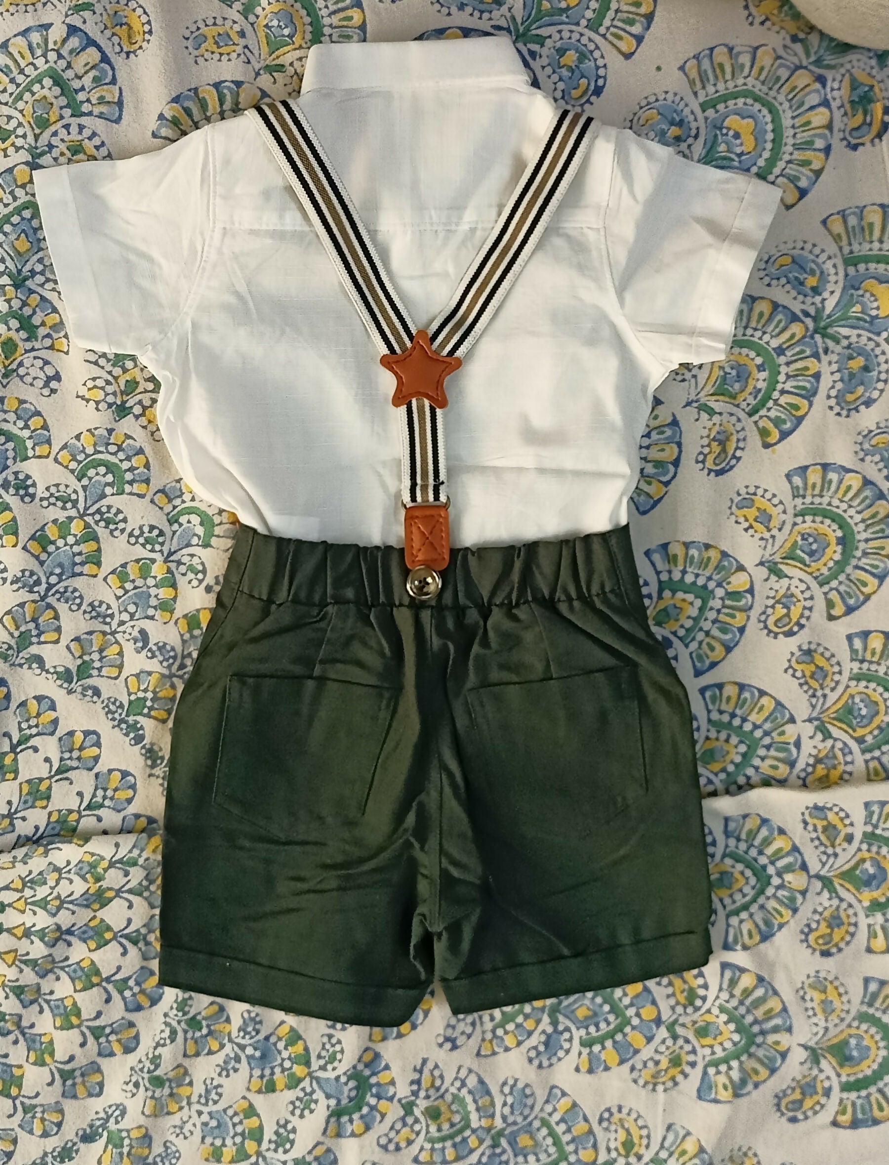 Baby Boy Dungaree Set Combo of 2 featuring two stylish and comfortable dungaree outfits designed for everyday wear, outings, playdates, travel, and casual occasions.