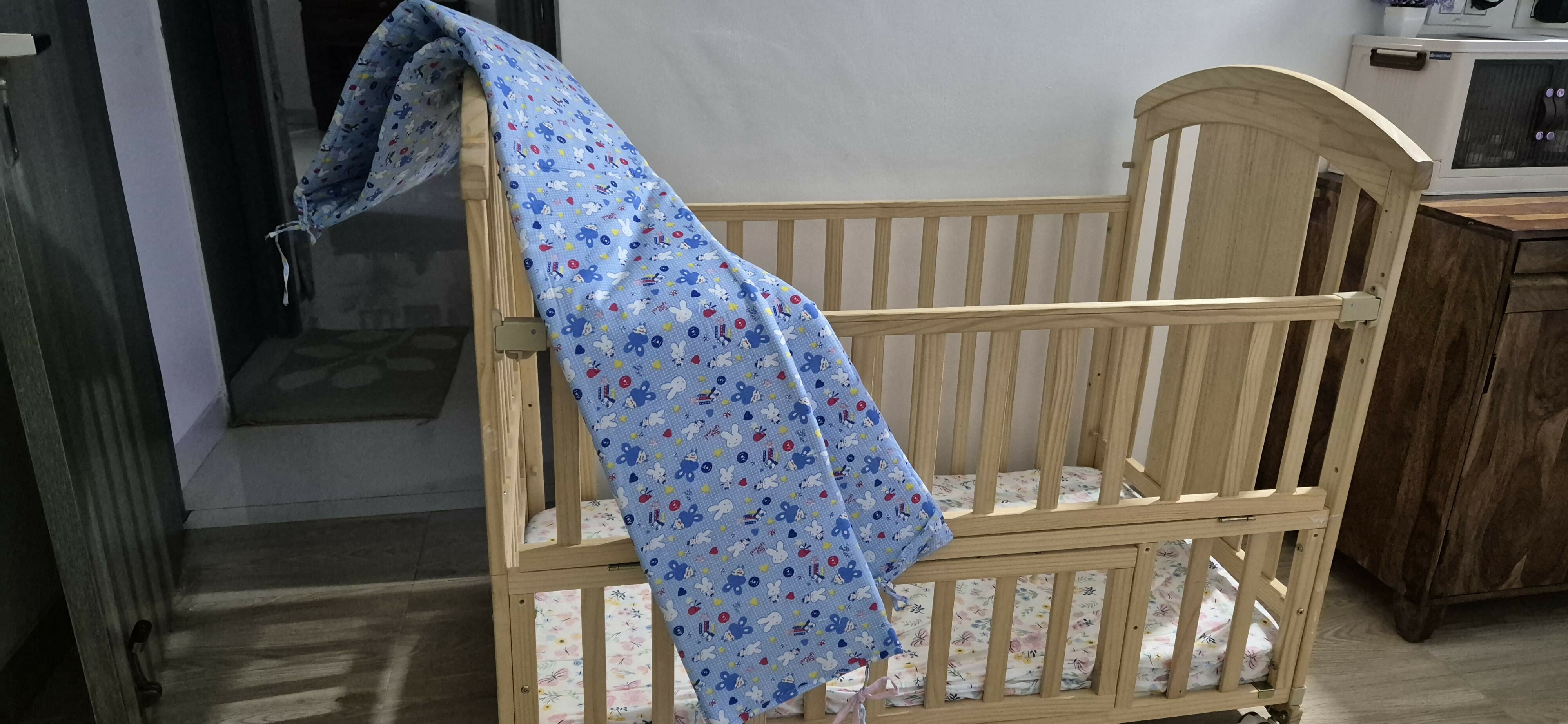 15-in-1 Comfort and Care – Huny Huny Rocking Cot for Every Stage of Your Baby’s Growth!