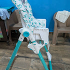 BABYHUG Fine Dine Highchair With 6 Adjustable Heights & 3 Level Seat Recline - Sea Green White