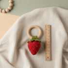 Strawberry rattle for baby