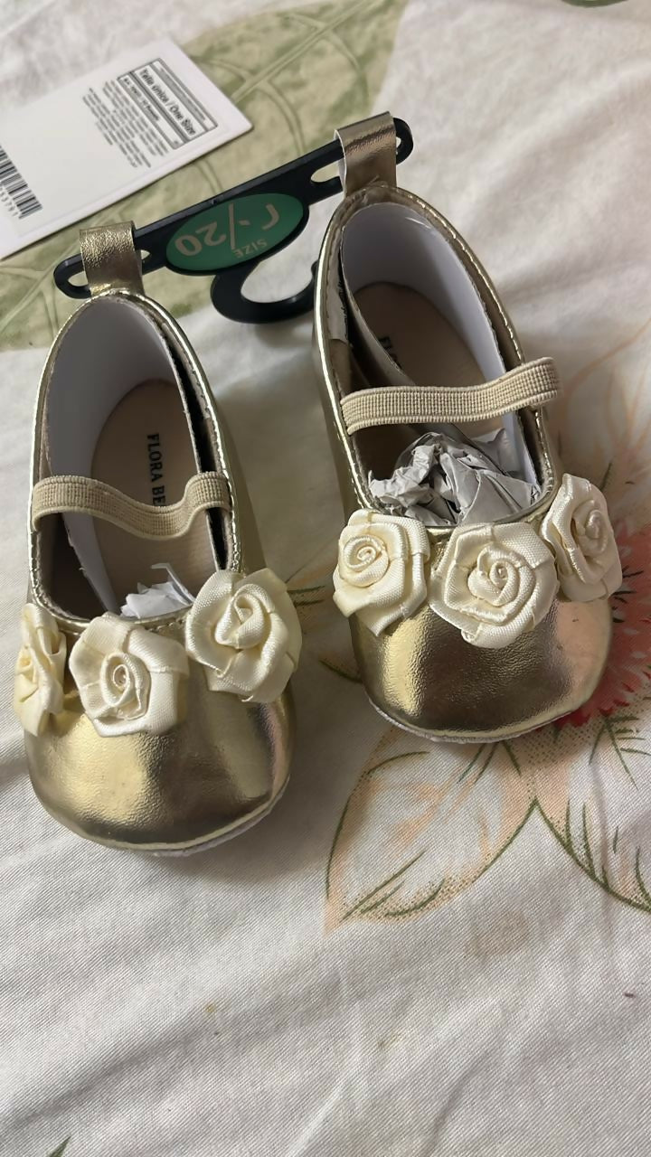 Dress your baby girl in style and comfort with these charming Partywear Footwear, perfect for adding sparkle to any occasion!