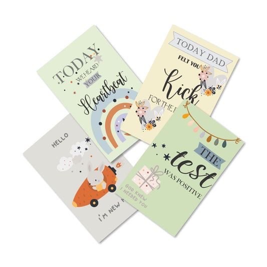 ZOOPLAY Pregnancy Milestones Flashcards- Pack of 24