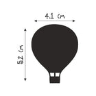 Chalk Board Rakhi - Hot Air Balloon