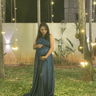 Satin maxi gown