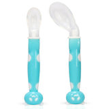 ADORE Flexi Silicone Feeding Spoon Set- Pack of 2 - PyaraBaby