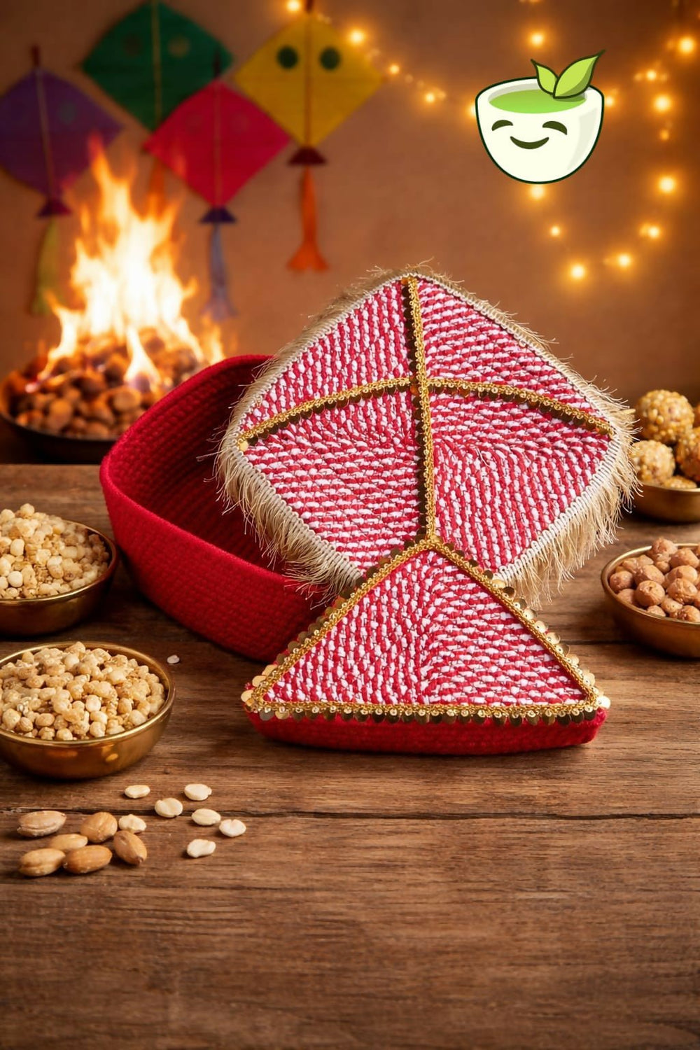 Lohri / Makar Sakranti Jute Basket