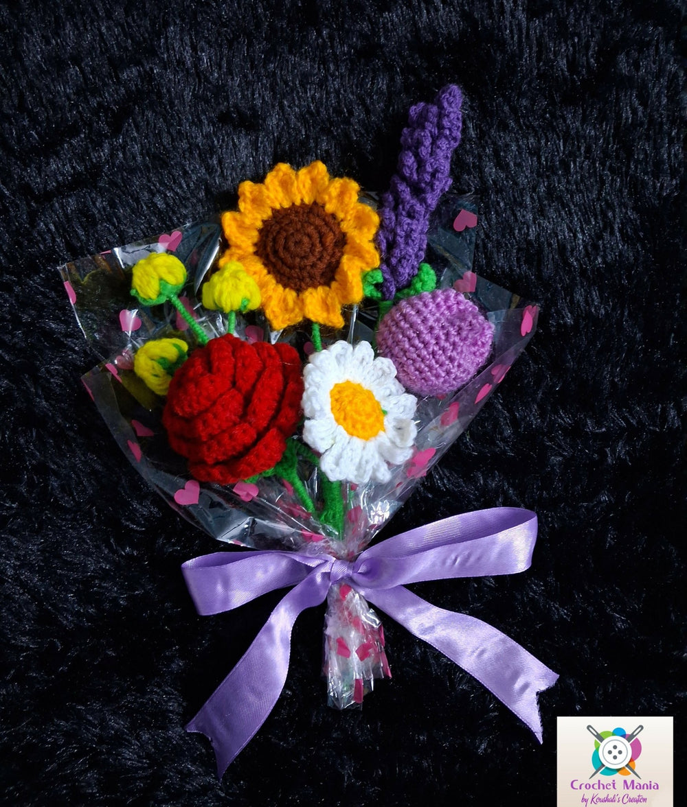 Crochet Flower Bouquet