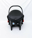 R FOR RABBIT 4 in 1 Picaboo Grand Infant Car Seat Carrier Newborn Travel Cot Black Grey