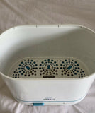 Philips Avent 3-in-1 Electric Steam Sterilizer with adjustable size configuration, natural steam sterilization, and spacious capacity for baby bottles, breast pump parts, pacifiers, and feeding accessories.