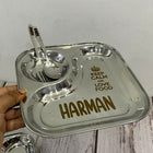 Personalised Snack 2 Partition Thali Set