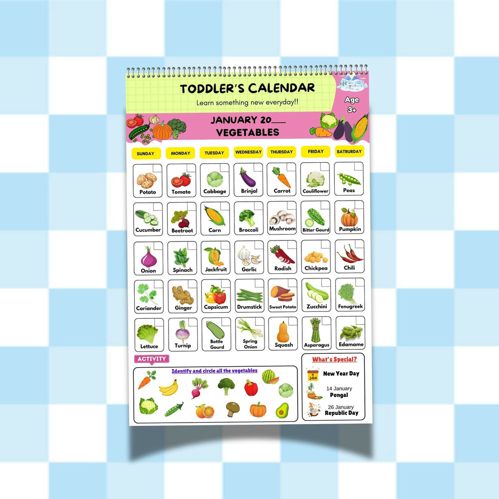 Edustar Todlers calendar 