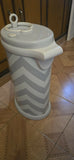 UBBI Odor Locking Diaper Pail -  Grey & White Colour