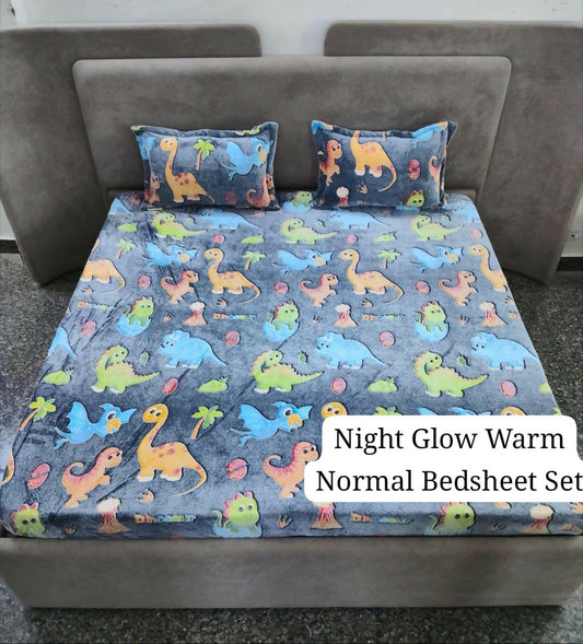 Children's dinosaur-themed bedspread 