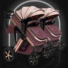 HUNYHUNY Detatchable Twin Stroller/Pram