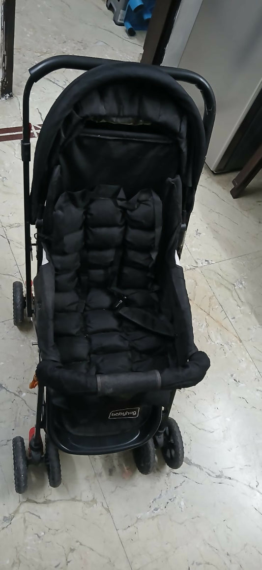 BABYHUG Cocoon stroller/pram – foldable, safe, and comfortable travel solution for babies.