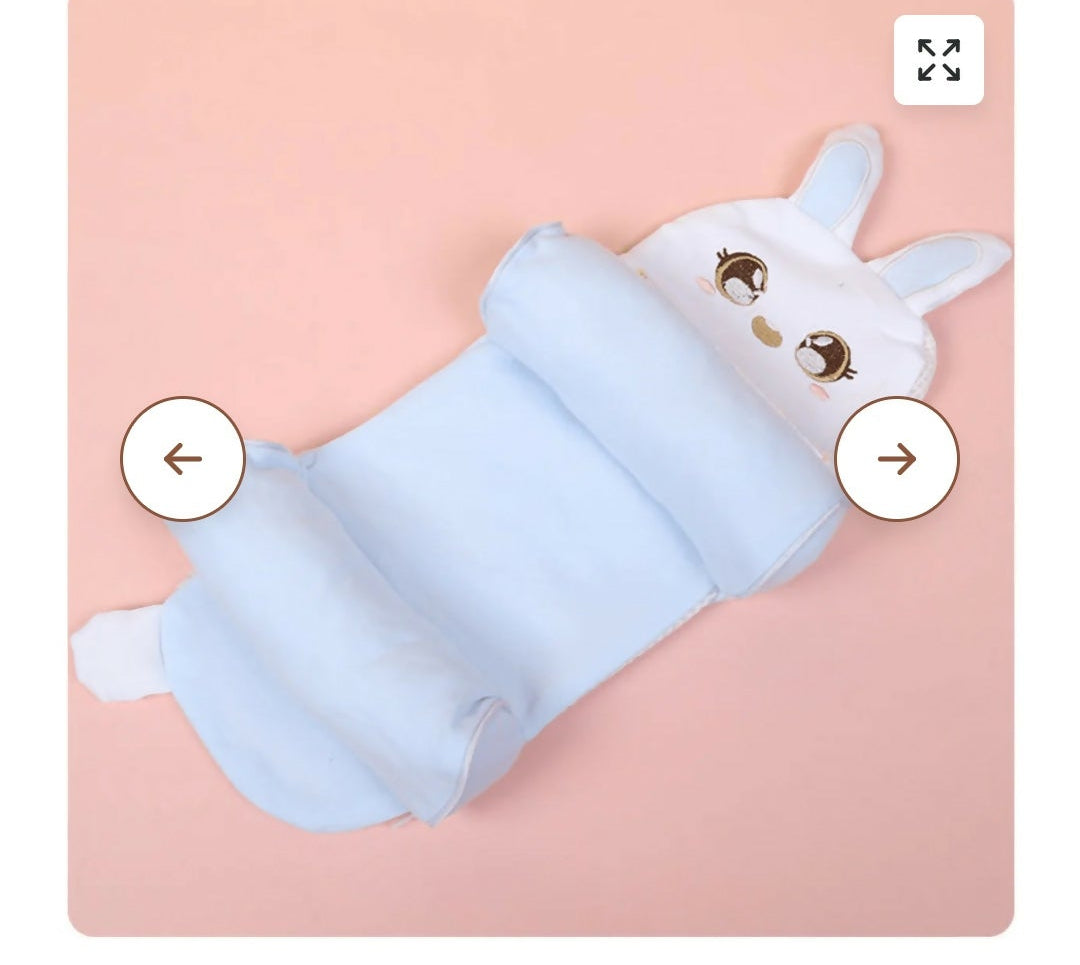 Head Guard Newborn Pillow on a pink background with product images and price details.