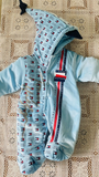Parrot king baby winter romper