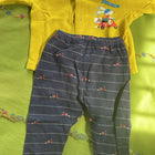 SIMPLY AND  GJ Baby Pyjama And Tshirt (0-3 months) - Set of Two