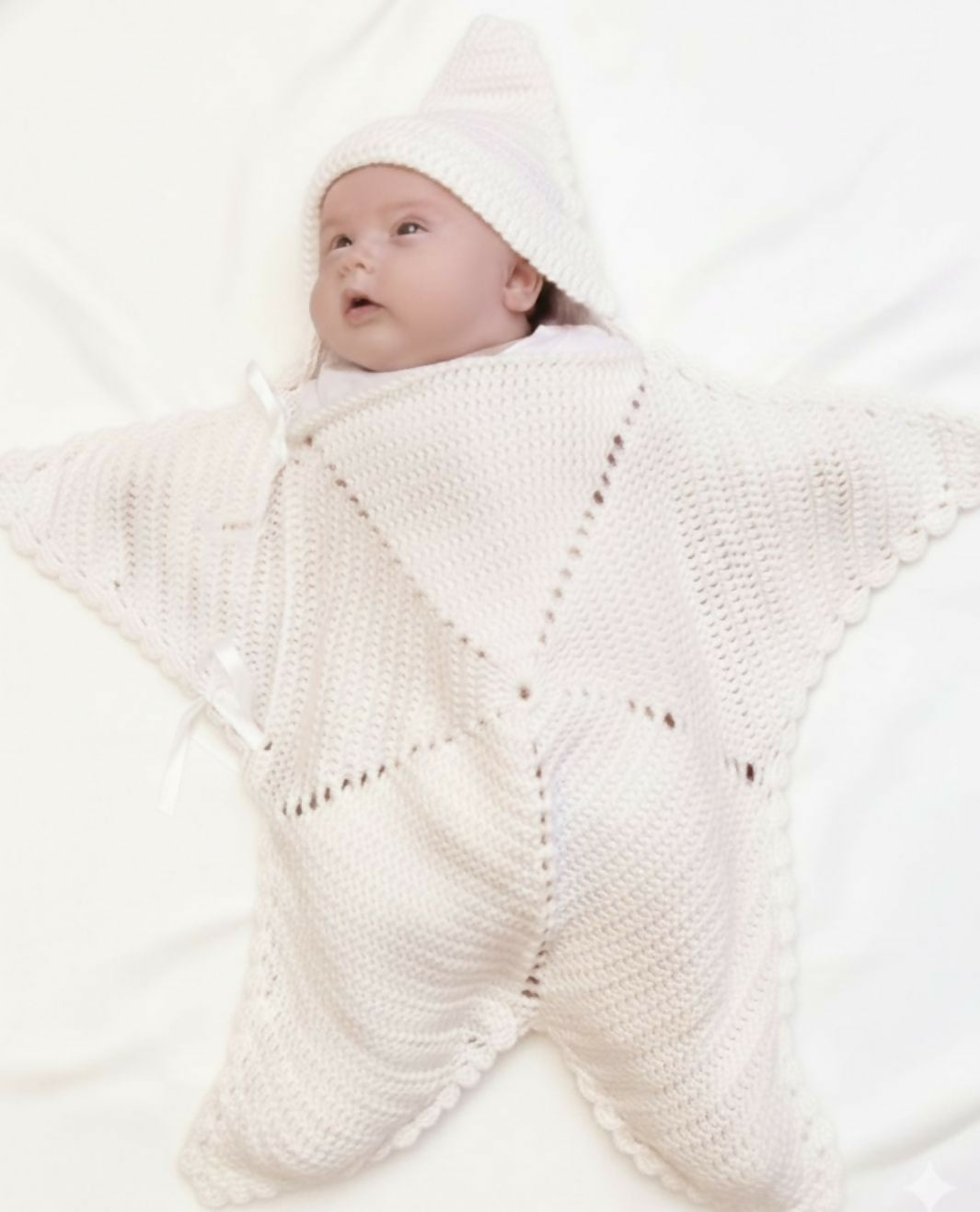 Handmade Customized Crochet Baby Cocoon
