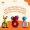 ILEARNNGROW Set of 3 Rattle