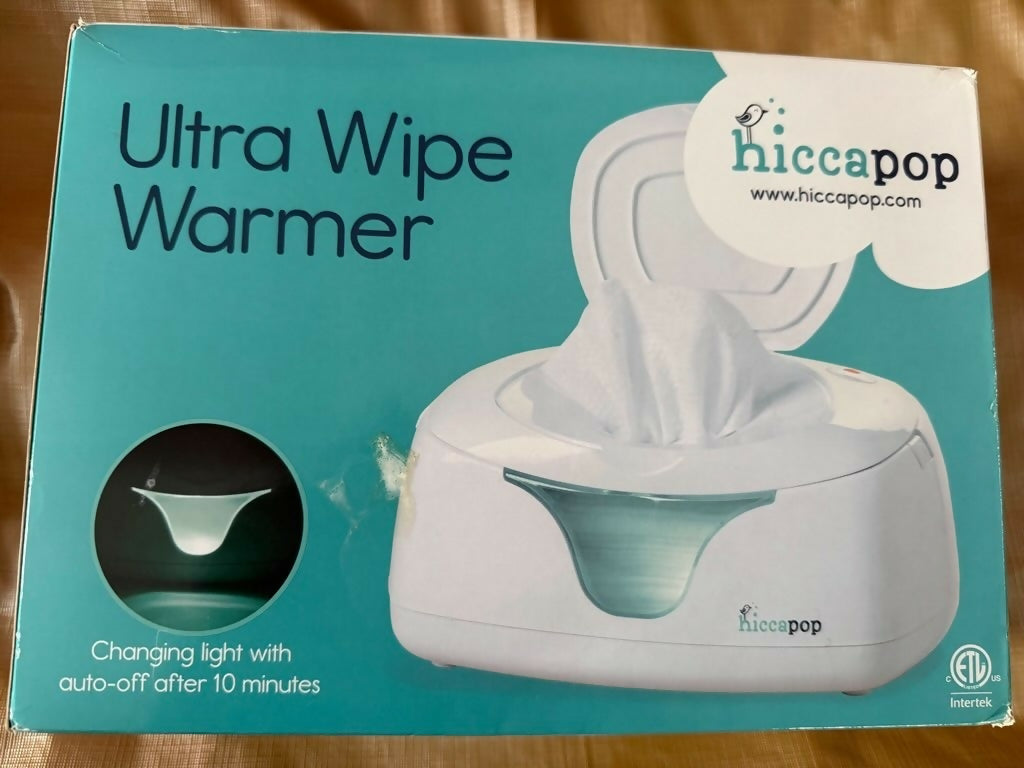HICCOPAP baby wipe warmer – warm, moist, and ready wipes for gentle, fuss-free diaper changes.

