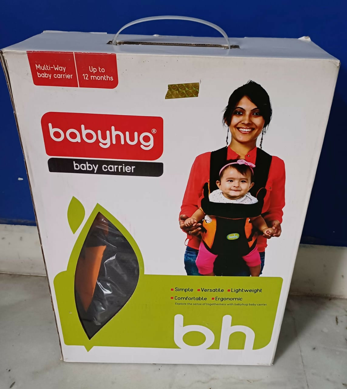 Keep your baby close and comfortable with the BABYHUG Baby Carrier, featuring breathable fabric, ergonomic design, and adjustable carrying positions!