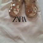 Golden Glam for Tiny Feet – ZARA Baby Sandals for Every Occasion!