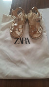 ZARA Baby Golden Sandals