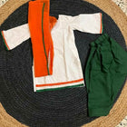Kurti, Pant and Dupatta Set for Girls in the National Flag- Tricolour independence/Republic  day dress Colour