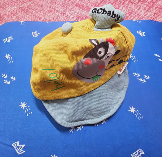 Pair of 2 Beautiful Expandable Summer Caps for Kids 3m-12m - PyaraBaby