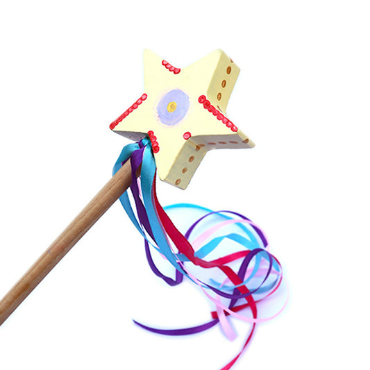 Ignite your child's imagination with the Magic Wand – a whimsical pretend play toy that inspires creativity and magical adventures.