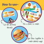 ZOOPLAY Cut & Glue Activity - Food