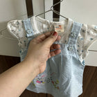 Baby romper with bunny design