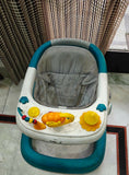 BABYHUG Zest Musical Baby Walker (Green & White)