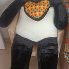 Hug'n'Feel® 5 Feet Big Teddy Panda with Heart – Soft, Cuddly Giant Panda Plush Toy for Gifting and Cuddles!