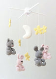 Cot Mobile with Crochet Animals - PyaraBaby