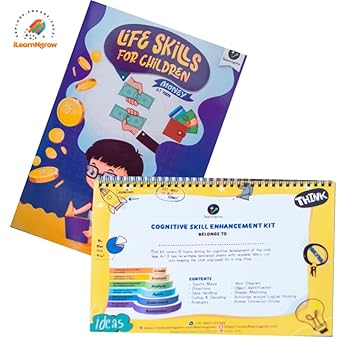 ILEARNGROW Cognitive Skill Workbook + Money Book