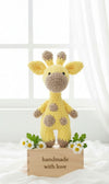 Crochet handmade giraffe soft toy