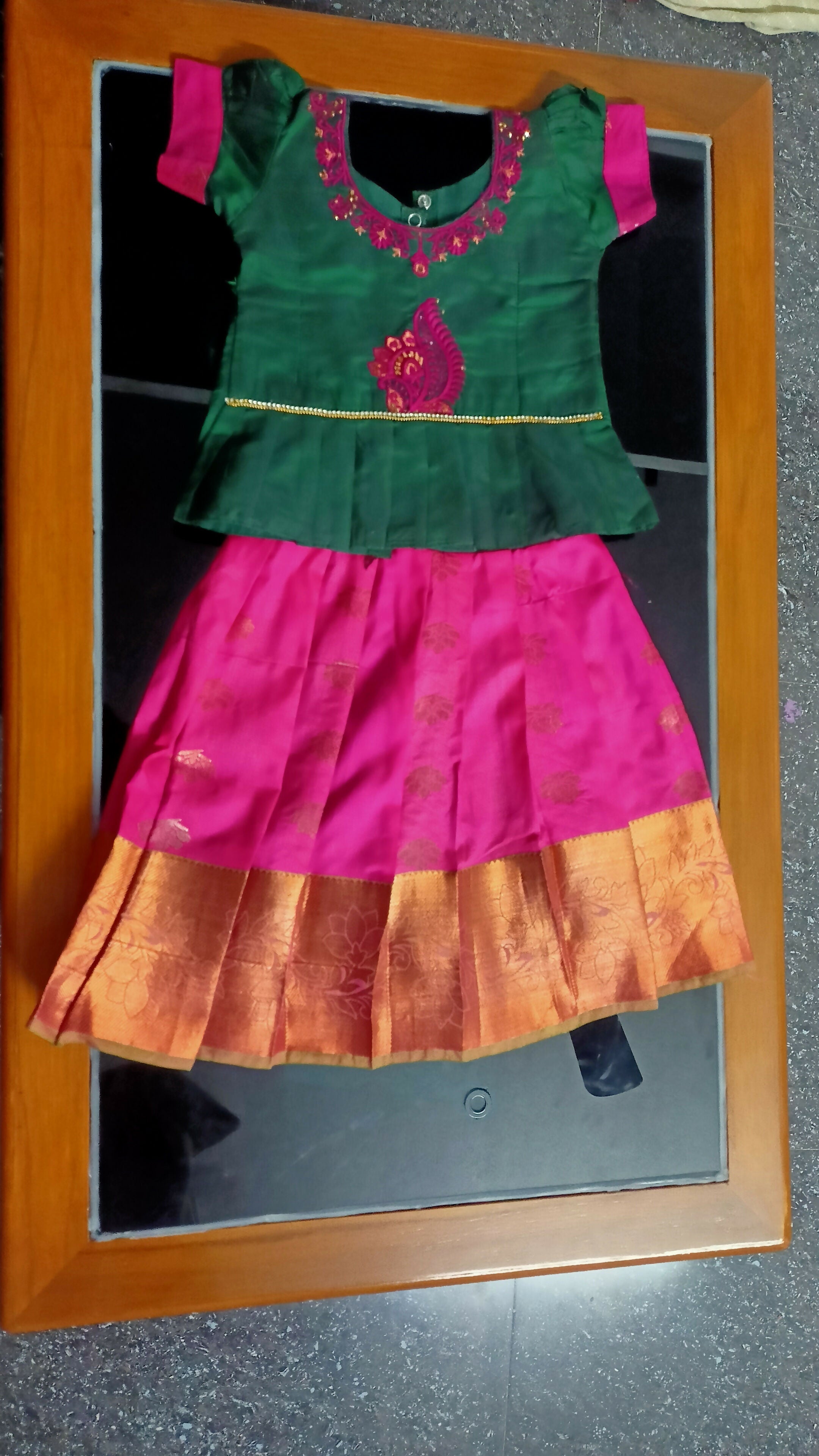 Kerala Style Dress for Baby Girl 