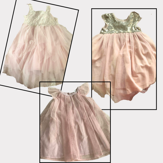 Combo of Party Wear Dress/Frock For Baby Girl - 3 - PyaraBaby