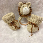Crochet New Born Baby Gift Set/ Crochet Handmade Rattle And Shoes Set