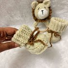 Crochet New Born Baby Gift Set/ Crochet Handmade Rattle And Shoes Set