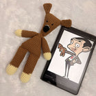 Crochet Mr.Bean teddy / Crochet soft toy for babies