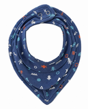 COCOSHELL Hosiery Cotton Baby V Shape Bib  Steel Snap Button Closure (Pack of 3)